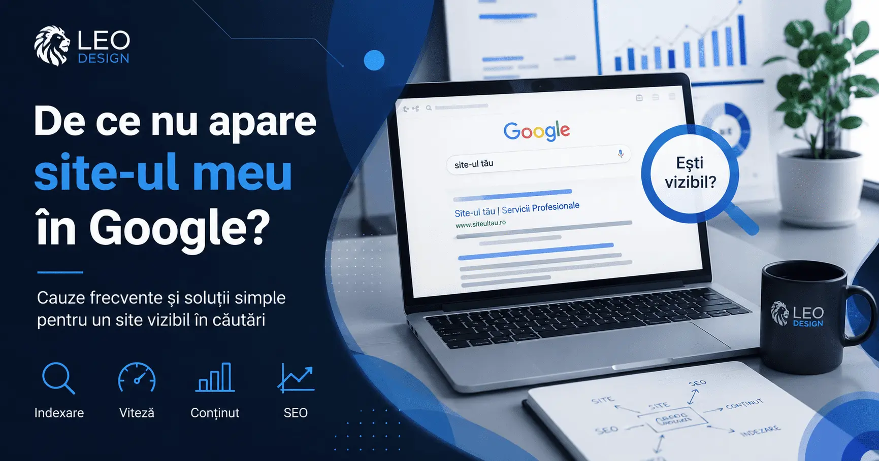 De ce nu apare site-ul meu în Google?